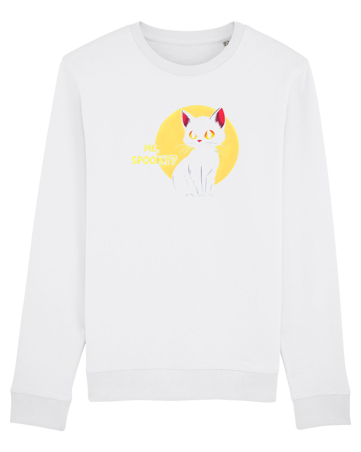 Bluză mânecă lungă Unisex Rise White