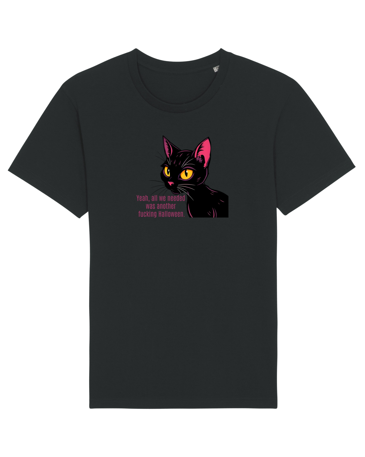 Tricou mânecă scurtă Unisex Rocker Black