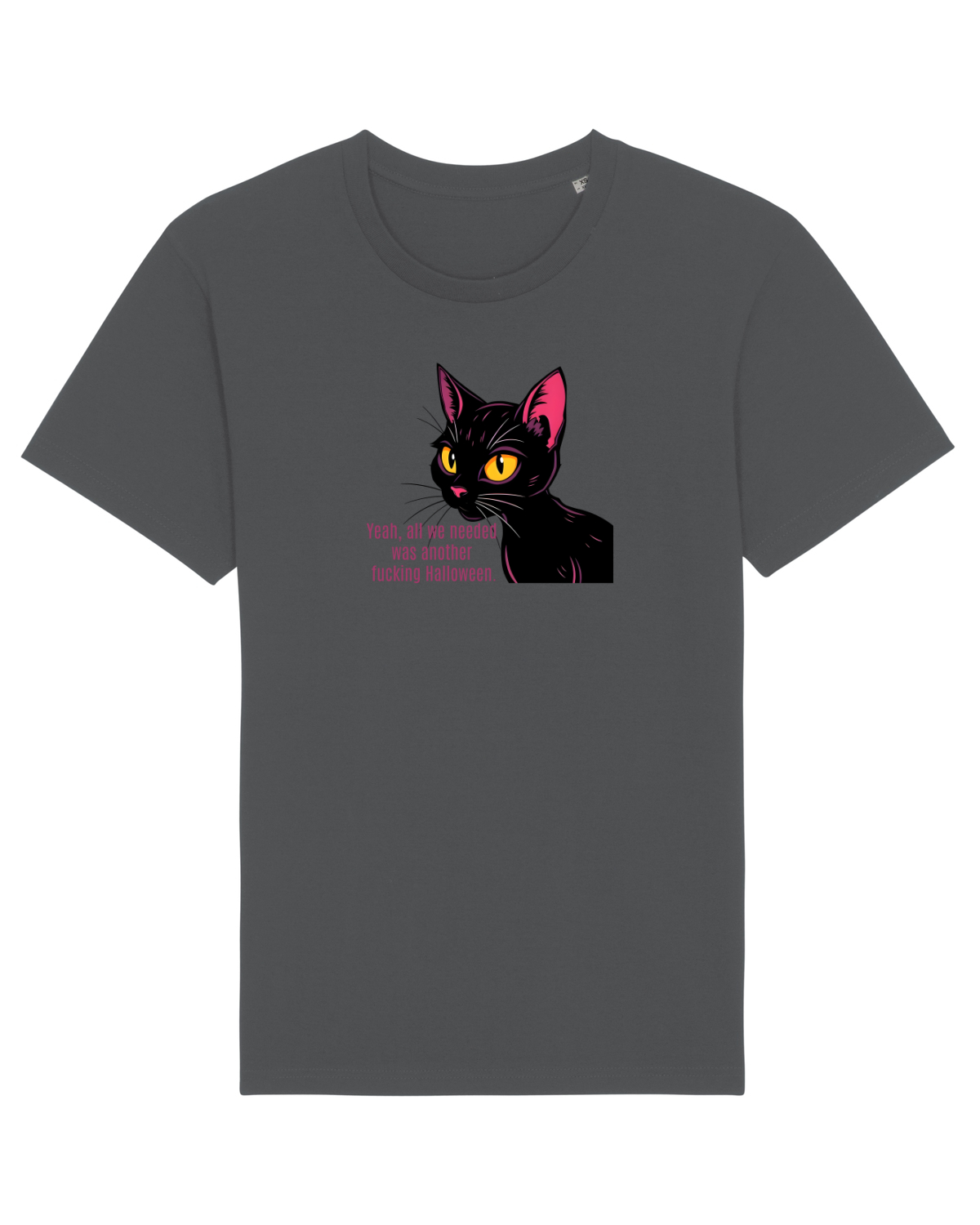 Tricou mânecă scurtă Unisex Rocker Anthracite