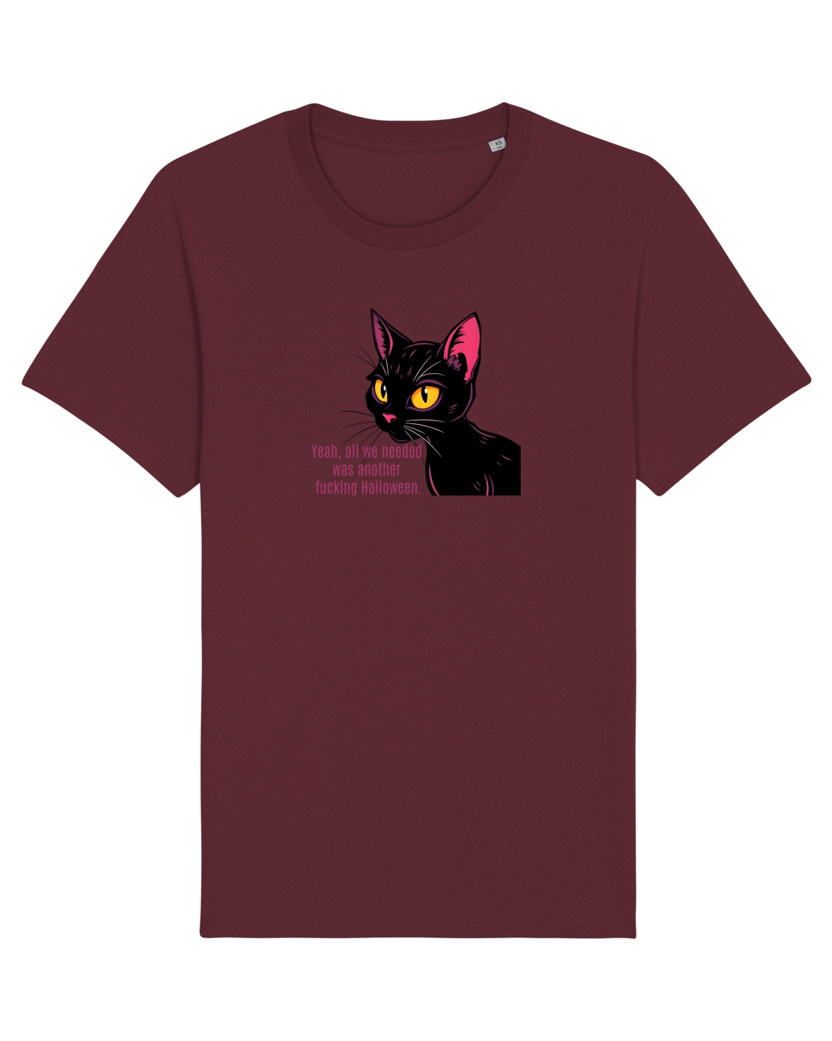 Tricou mânecă scurtă Unisex Rocker Burgundy