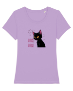 PISICA -  NO TRICK. NO TREAT Tricou mânecă scurtă guler larg fitted Damă Expresser