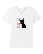 PISICA -  NO TRICK. NO TREAT Tricou mânecă scurtă guler V Bărbat Presenter