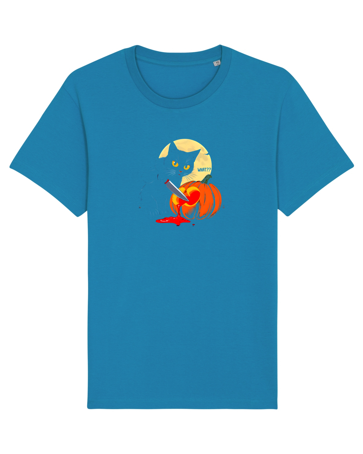 Tricou mânecă scurtă Unisex Rocker Azur