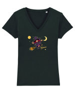 VRAJITOARE SIMPATICA BUNA - HALLOWEEN Tricou mânecă scurtă guler V Damă Evoker