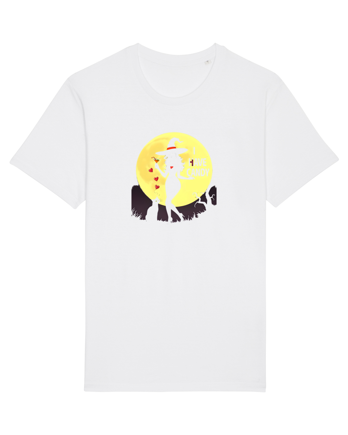 Tricou mânecă scurtă Unisex Rocker White