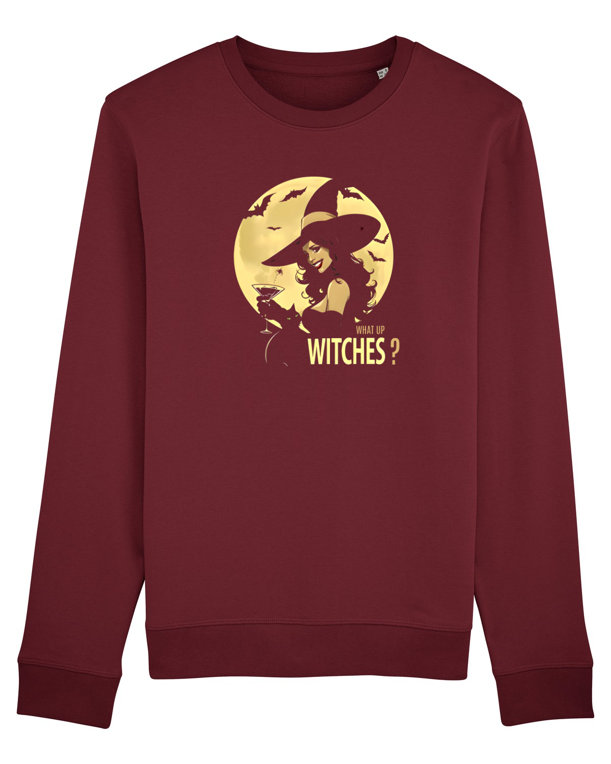 Bluză mânecă lungă Unisex Rise Burgundy