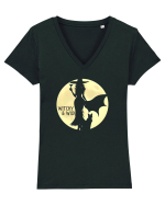 VRAJITOARE  -  WITCHY & WILD Tricou mânecă scurtă guler V Damă Evoker