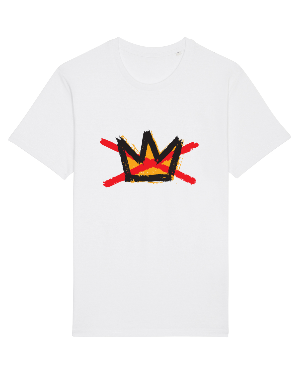 Tricou mânecă scurtă Unisex Rocker White
