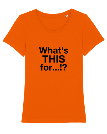 What's this for...?! Bright Orange