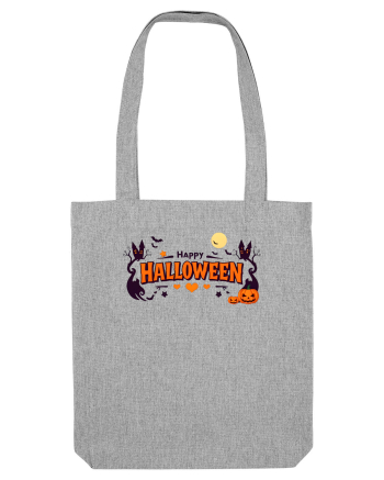 HAPPY HALLOWEEN - inimioare, casute, dovleci, luna plina Heather Grey