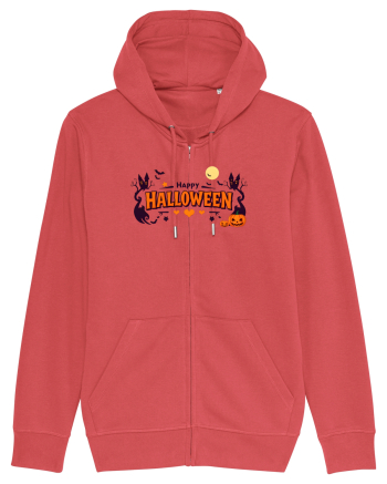 HAPPY HALLOWEEN - inimioare, casute, dovleci, luna plina Carmine Red