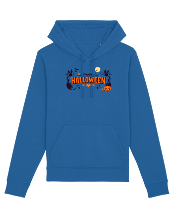 HAPPY HALLOWEEN - inimioare, casute, dovleci, luna plina Royal Blue