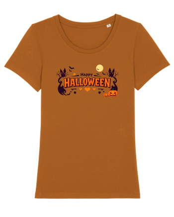 HAPPY HALLOWEEN - inimioare, casute, dovleci, luna plina Roasted Orange