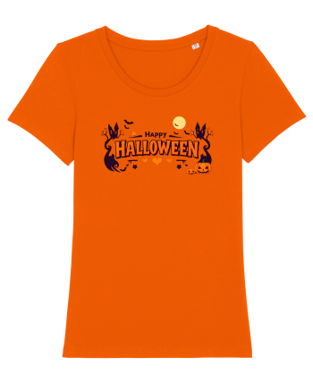 HAPPY HALLOWEEN - inimioare, casute, dovleci, luna plina Bright Orange