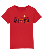 HAPPY HALLOWEEN - inimioare, casute, dovleci, luna plina Tricou mânecă scurtă  Copii Mini Creator