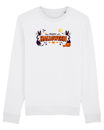 HAPPY HALLOWEEN - inimioare, casute, dovleci, luna plina White