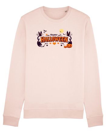 HAPPY HALLOWEEN - inimioare, casute, dovleci, luna plina Candy Pink