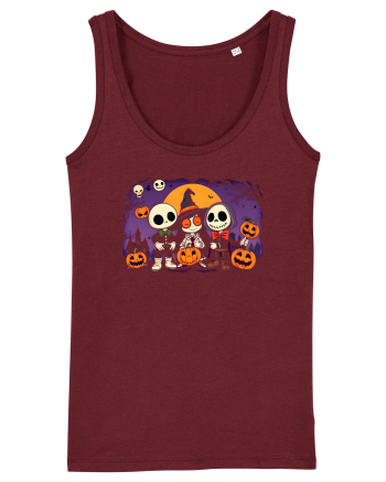 TRICK OR TREAT - HALLOWEEN - KAWAII STYLE Burgundy
