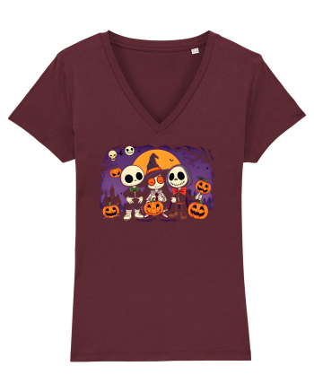 TRICK OR TREAT - HALLOWEEN - KAWAII STYLE Burgundy