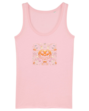 HALLOWEEN - PISICA - LILIAC - CRANII DIA DE LOS MUERTOS STYLE Cotton Pink