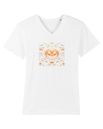 HALLOWEEN - PISICA - LILIAC - CRANII DIA DE LOS MUERTOS STYLE White