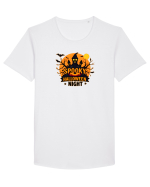 SPOOKY HALLOWEEN NIGHT - CASA BANTUITA - LILIECI - LUNA PLINA Tricou mânecă scurtă guler larg Bărbat Skater