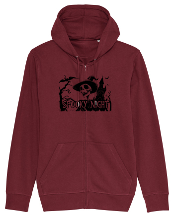 SPOOKY HALLOWEEN NIGHT - CRANIU _ VRAJITOARE - - LILIECI Burgundy