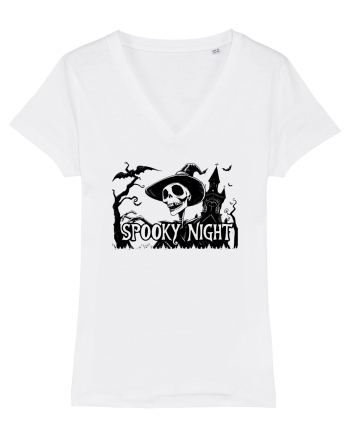 SPOOKY HALLOWEEN NIGHT - CRANIU _ VRAJITOARE - - LILIECI White