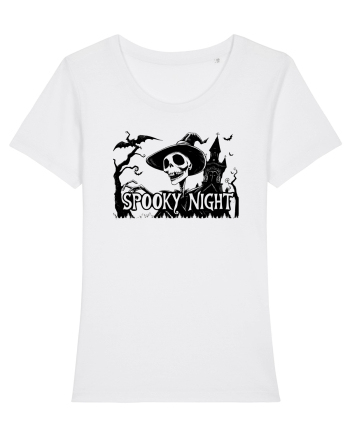 SPOOKY HALLOWEEN NIGHT - CRANIU _ VRAJITOARE - - LILIECI White
