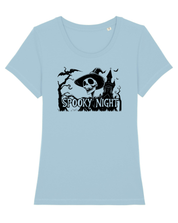 SPOOKY HALLOWEEN NIGHT - CRANIU _ VRAJITOARE - - LILIECI Sky Blue