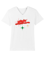 Merry Christmas  Tricou mânecă scurtă guler V Bărbat Presenter