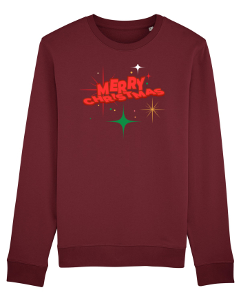 Merry Christmas  Burgundy
