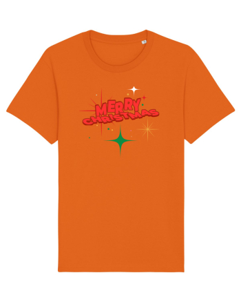 Merry Christmas  Bright Orange