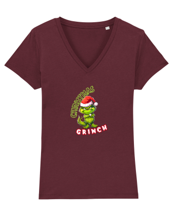 Grinch Christmas  Burgundy