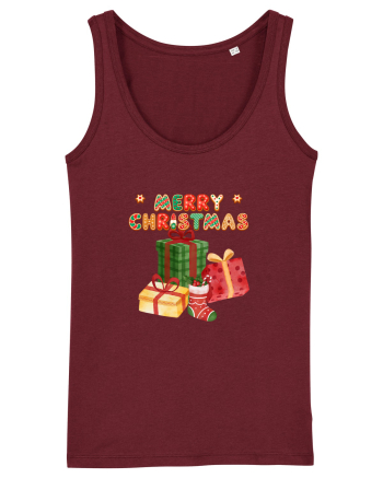 Merry Christmas  Burgundy