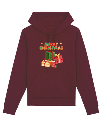Merry Christmas  Burgundy