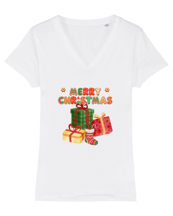 Merry Christmas  White