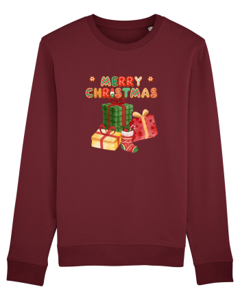 Merry Christmas  Burgundy