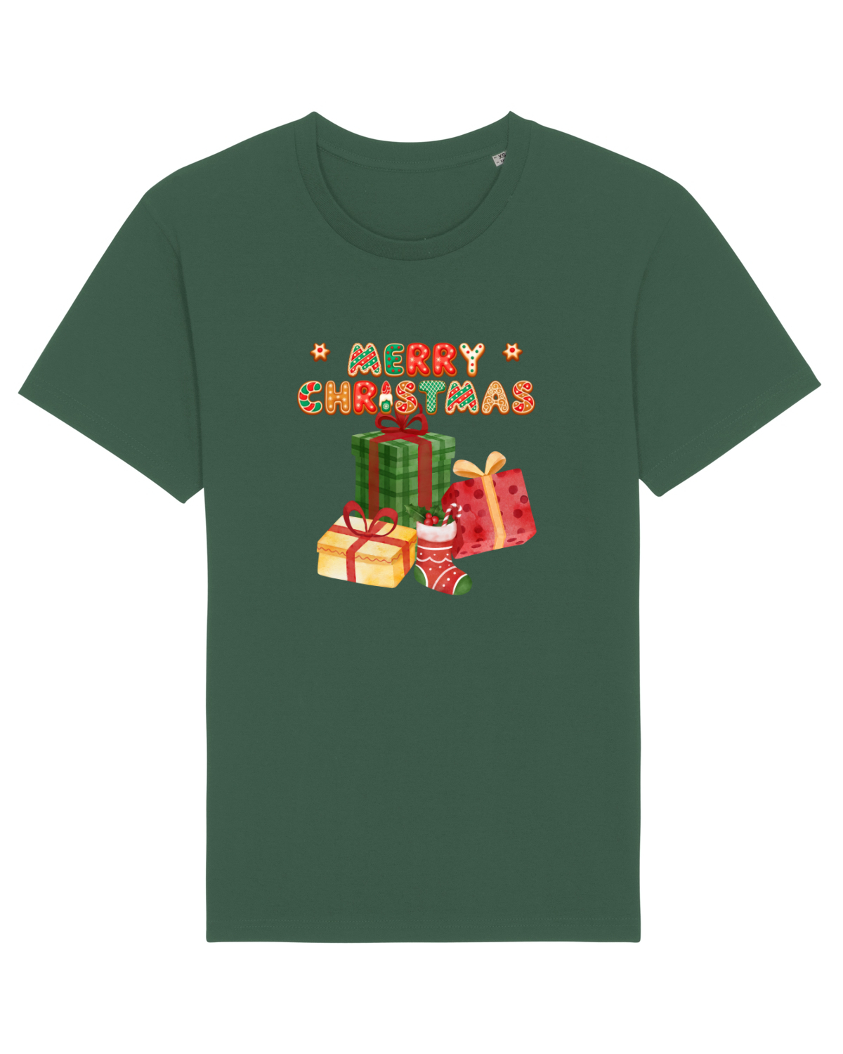 Tricou mânecă scurtă Unisex Rocker Bottle Green