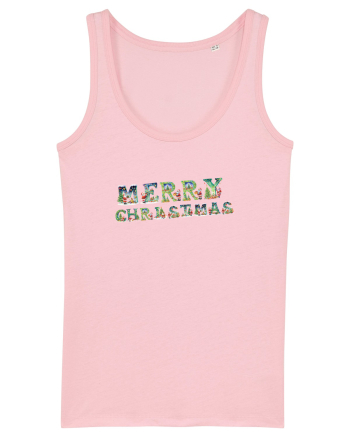 Merry Christmas  Cotton Pink