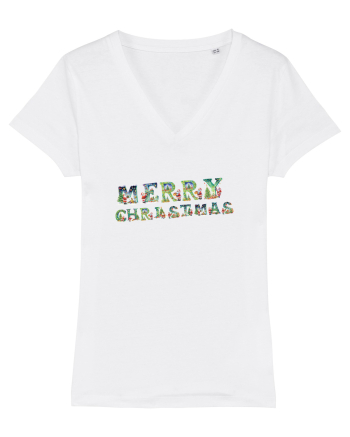 Merry Christmas  White
