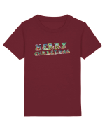 Merry Christmas  Tricou mânecă scurtă  Copii Mini Creator