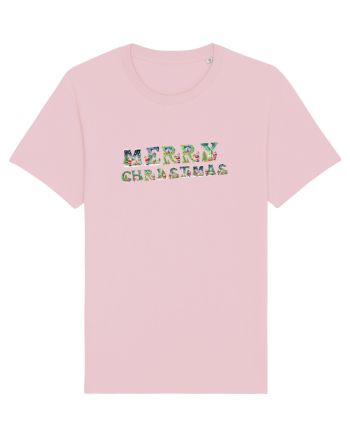 Merry Christmas  Cotton Pink