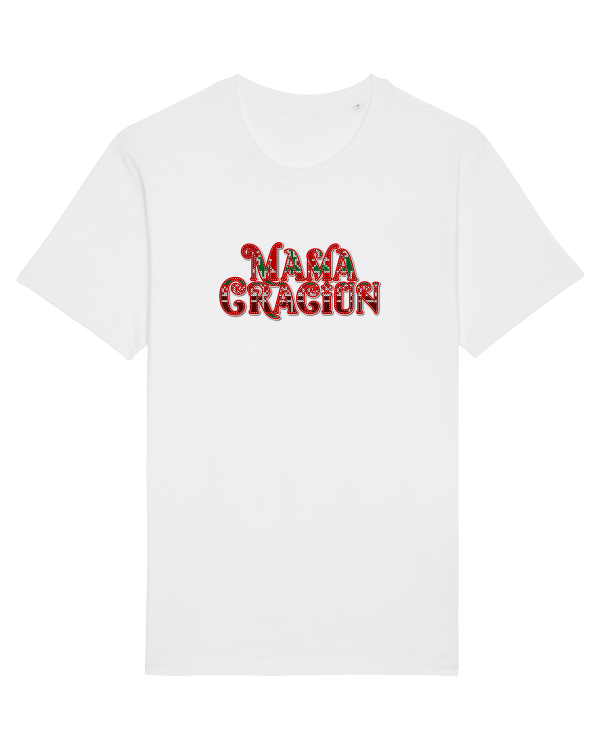 Tricou mânecă scurtă Unisex Rocker White