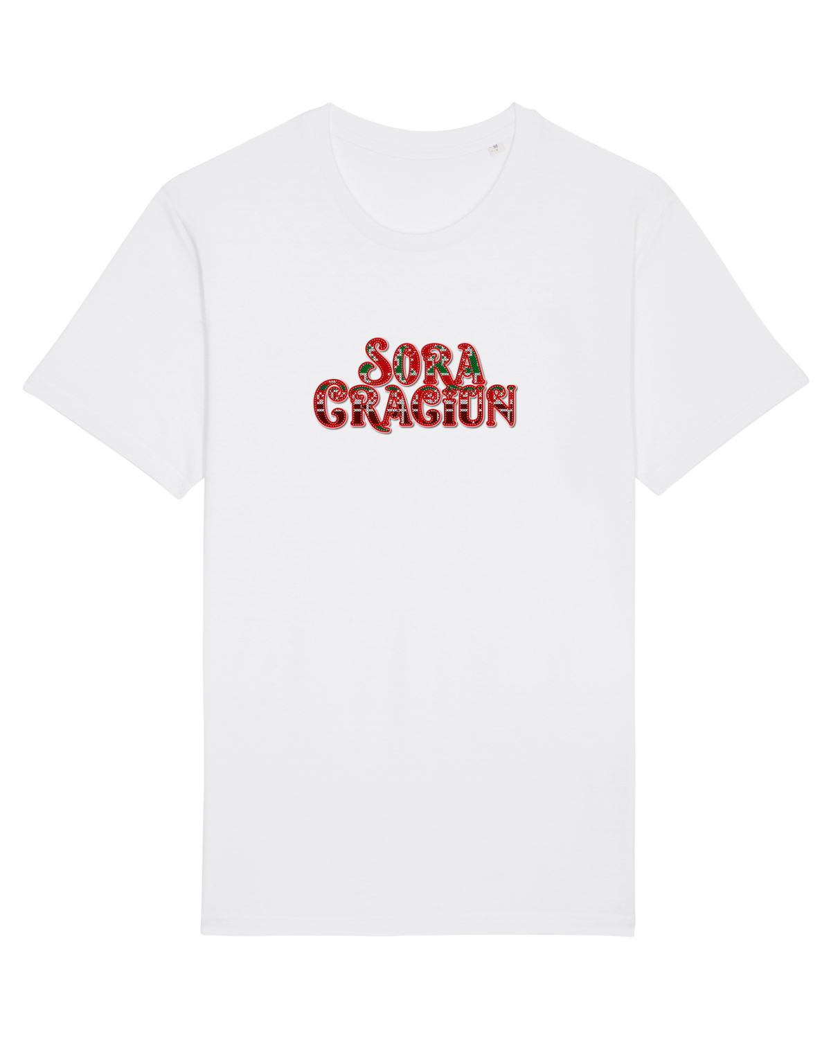 Tricou mânecă scurtă Unisex Rocker White
