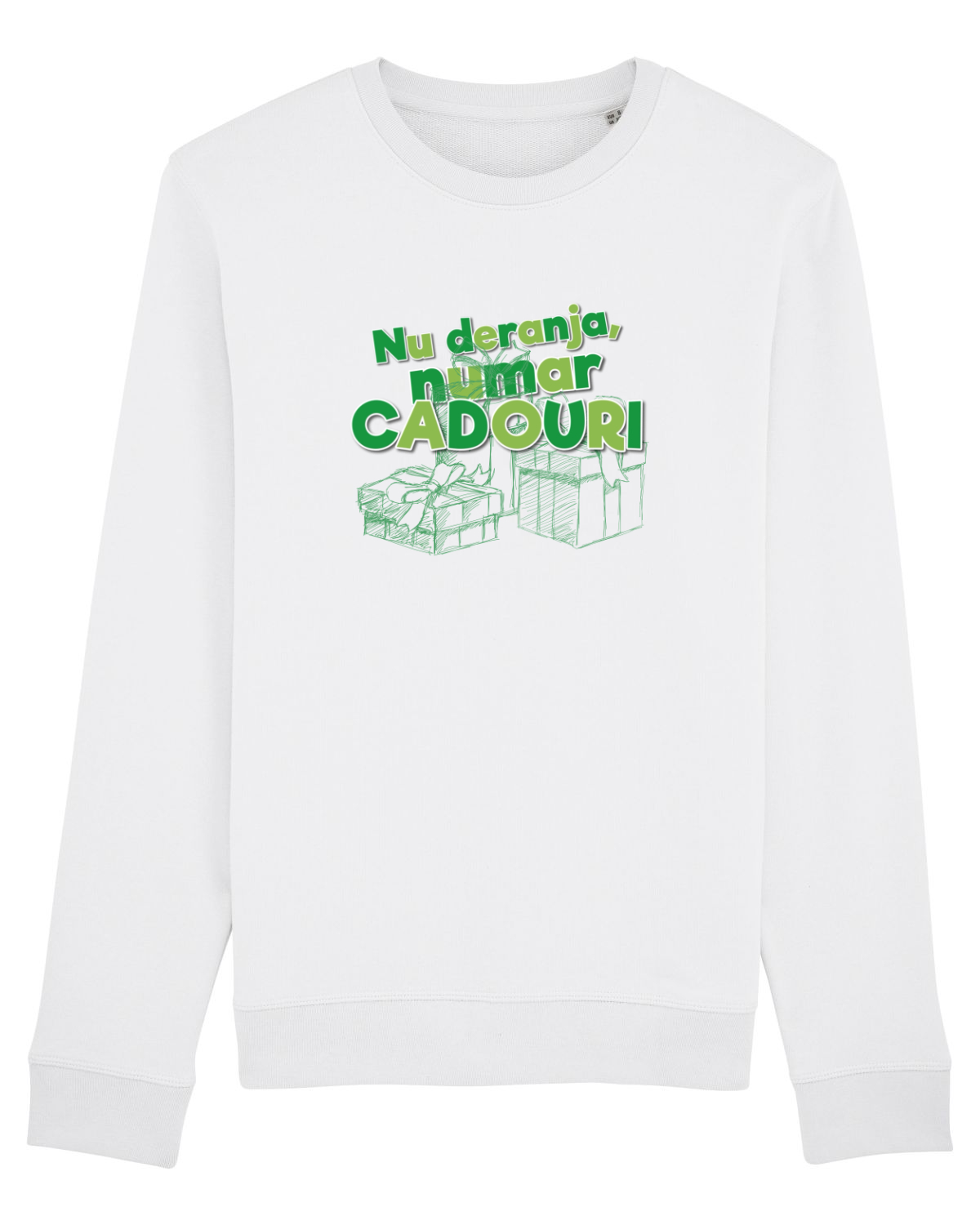 Bluză mânecă lungă Unisex Rise White