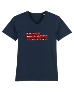 Echipa Craciun  Tricou mânecă scurtă guler V Bărbat Presenter
