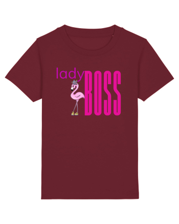 Lady boss Burgundy