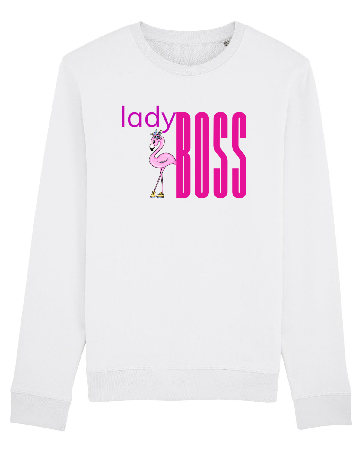 Bluză mânecă lungă Unisex Rise White