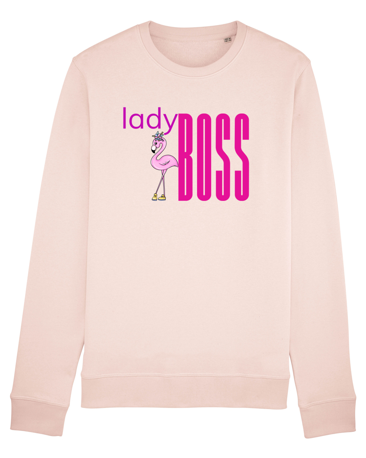 Bluză mânecă lungă Unisex Rise Candy Pink